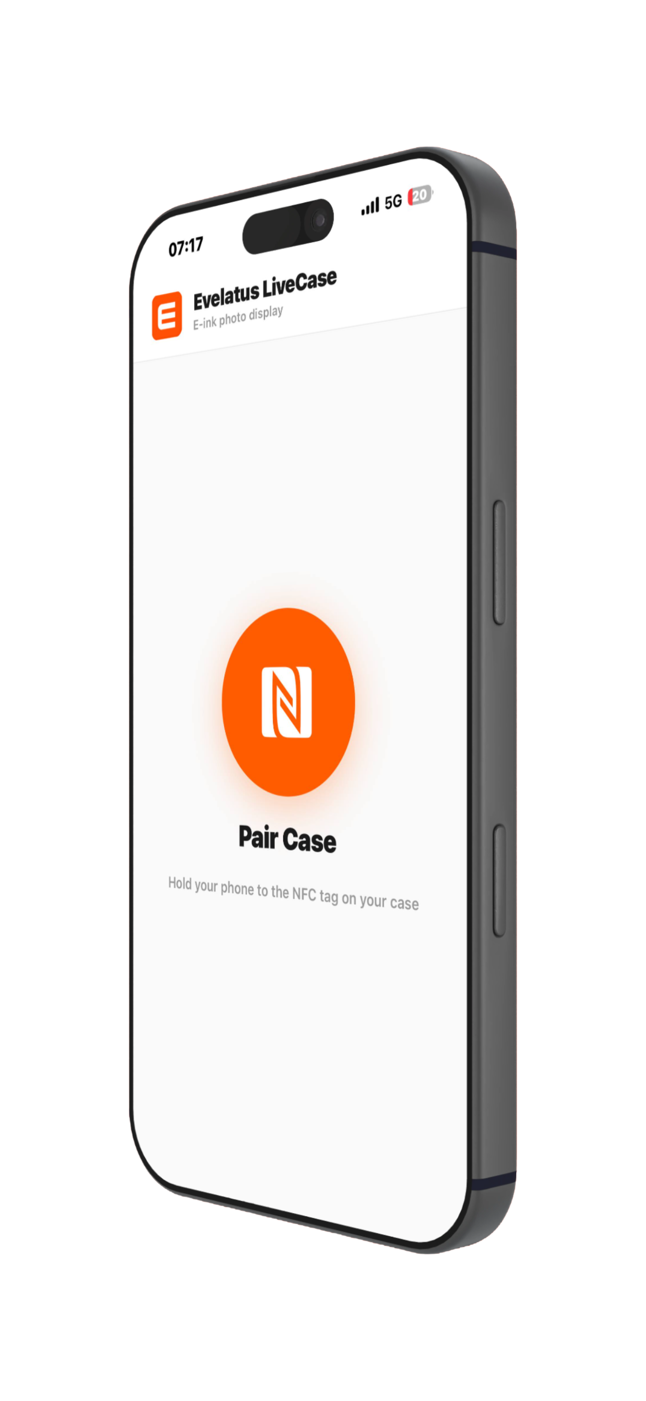 Pair your case via NFC
